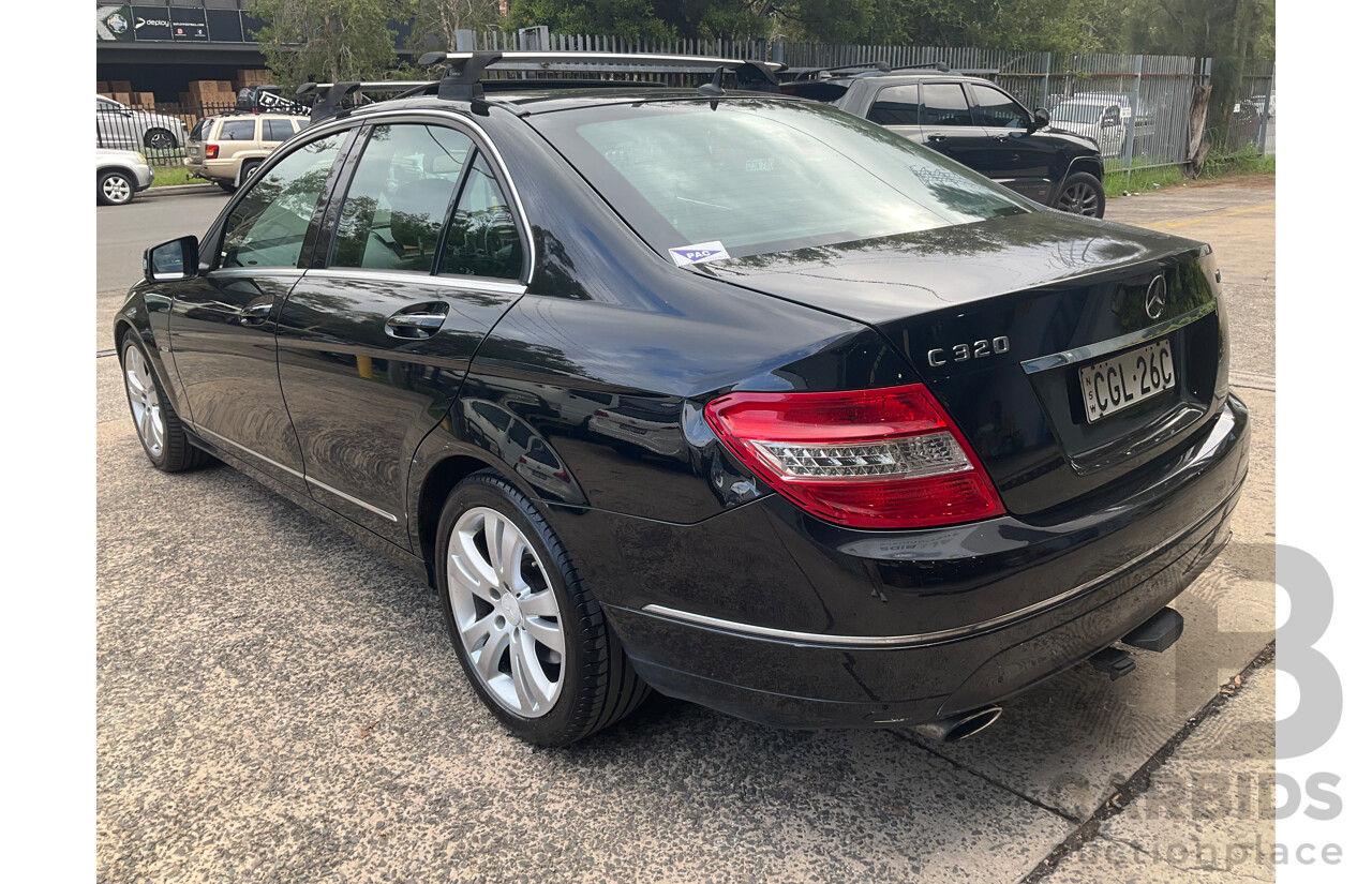 6/2009 Mercedes-Benz C320 CDI Avantgarde W204 4d Sedan Obsidian Black Turbo Diesel V6 3.0L