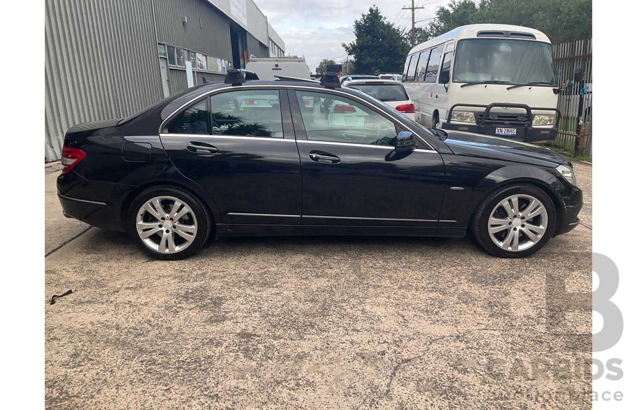 6/2009 Mercedes-Benz C320 CDI Avantgarde W204 4d Sedan Obsidian Black Turbo Diesel V6 3.0L
