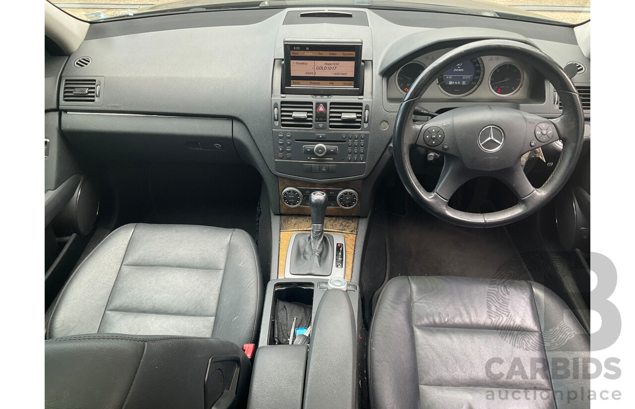 6/2009 Mercedes-Benz C320 CDI Avantgarde W204 4d Sedan Obsidian Black Turbo Diesel V6 3.0L