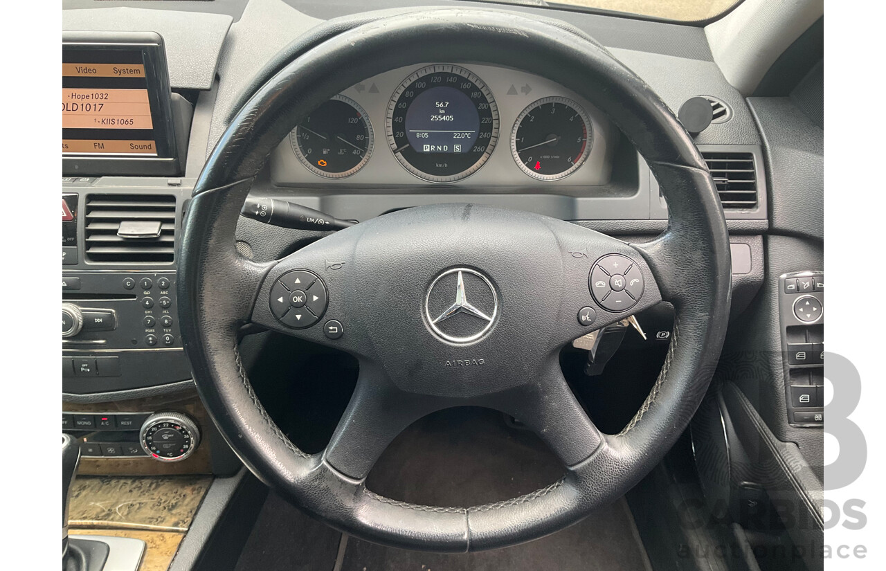 6/2009 Mercedes-Benz C320 CDI Avantgarde W204 4d Sedan Obsidian Black Turbo Diesel V6 3.0L