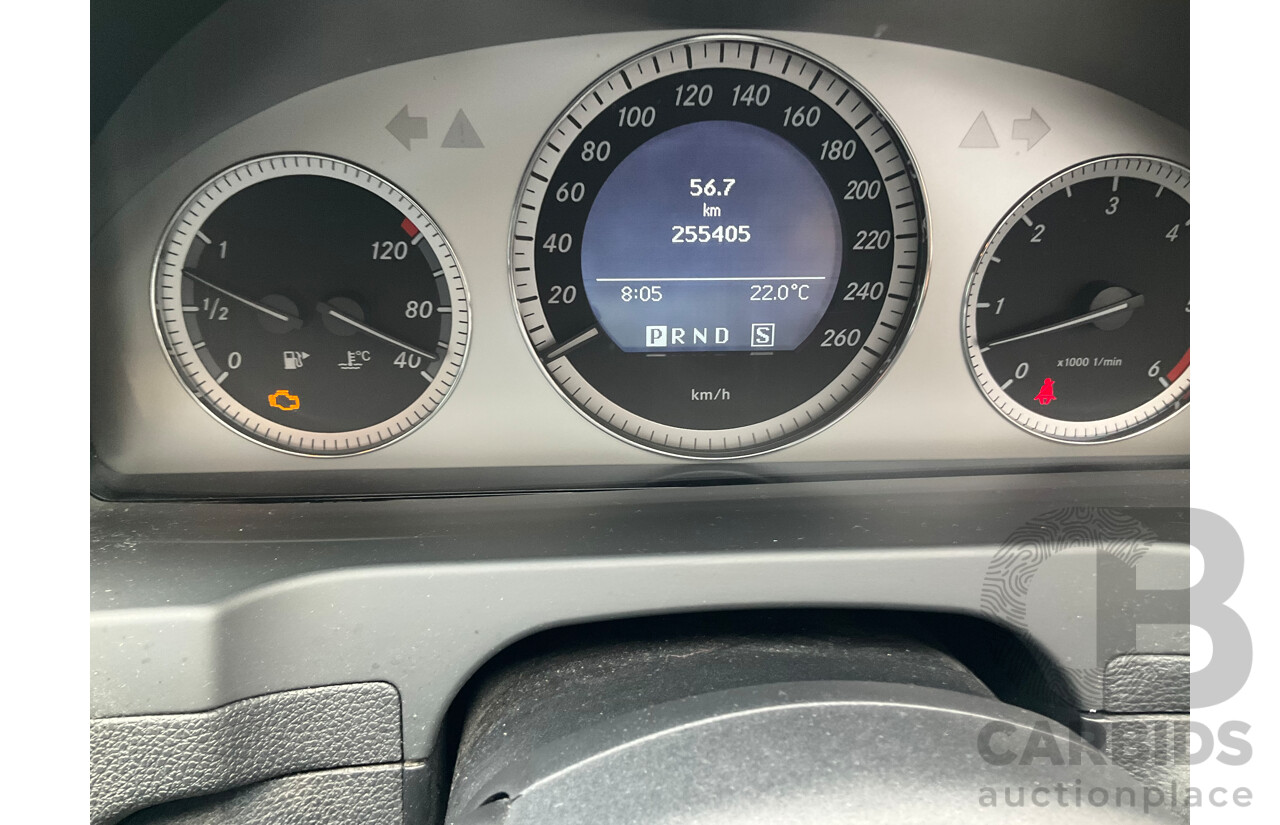 6/2009 Mercedes-Benz C320 CDI Avantgarde W204 4d Sedan Obsidian Black Turbo Diesel V6 3.0L