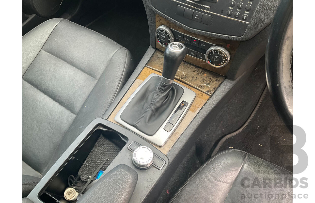 6/2009 Mercedes-Benz C320 CDI Avantgarde W204 4d Sedan Obsidian Black Turbo Diesel V6 3.0L