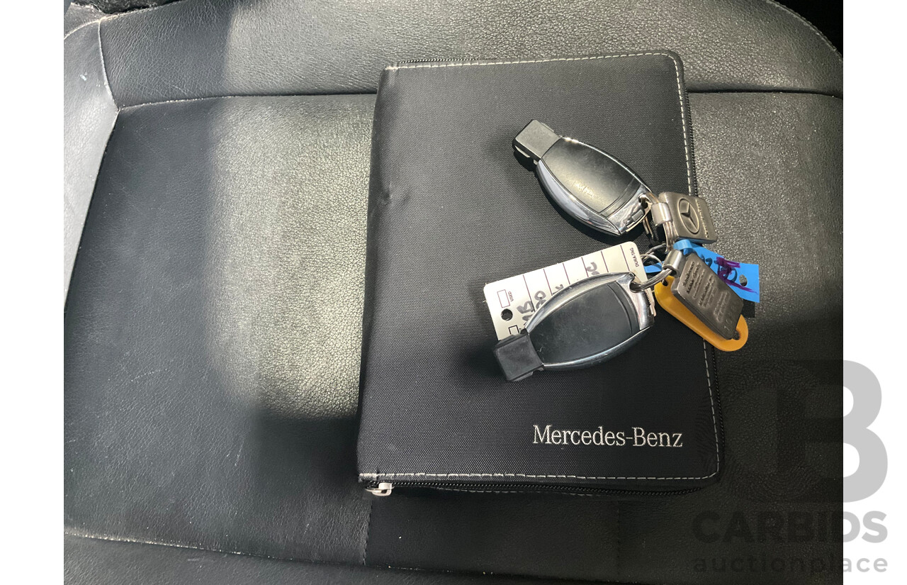 6/2009 Mercedes-Benz C320 CDI Avantgarde W204 4d Sedan Obsidian Black Turbo Diesel V6 3.0L