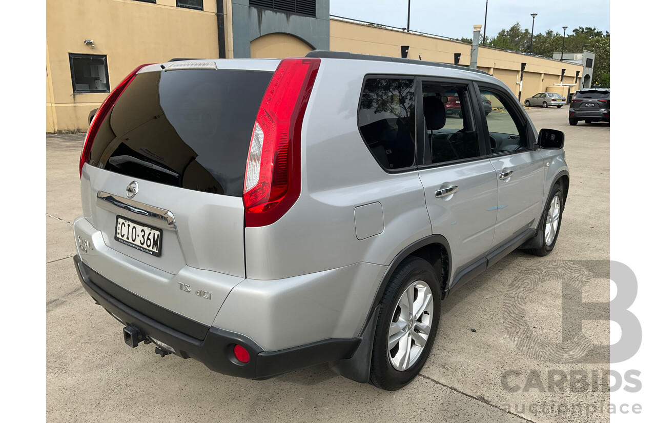 3/2012 Nissan X-Trail TS (4x4) T31 Series 5 4d Wagon Silver Turbo Diesel 2.0L