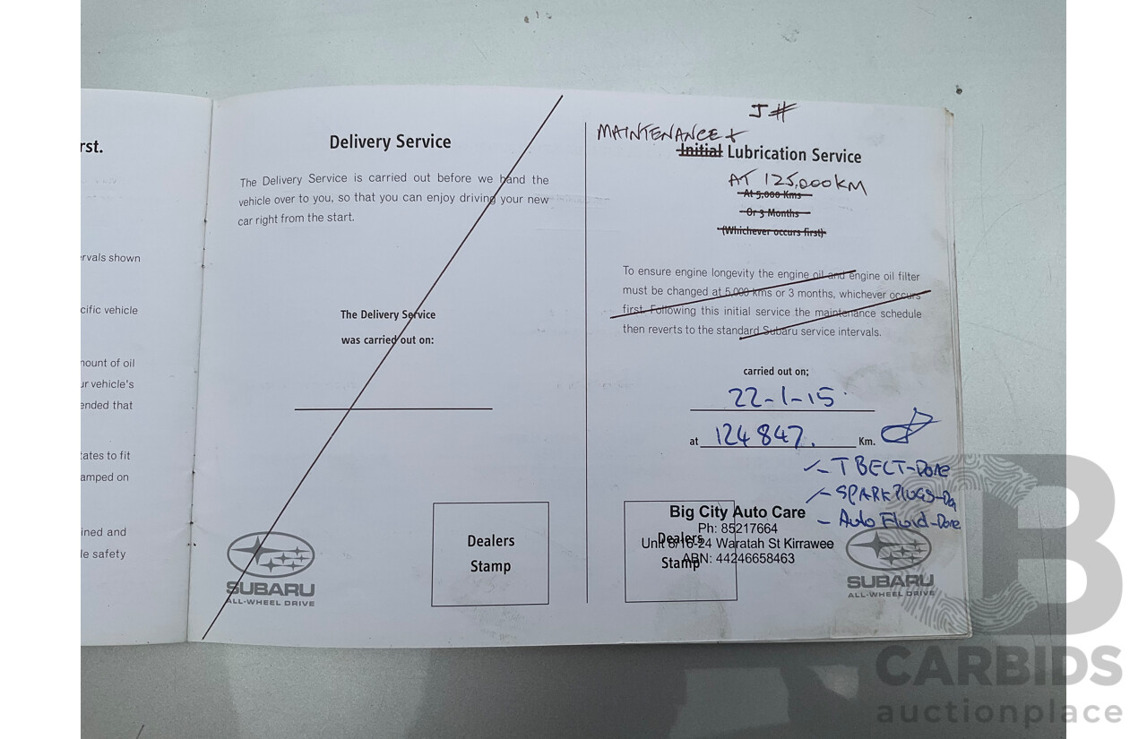 7/2006 Subaru Liberty 2.0R MY06 4d Sedan Silver 2.0L