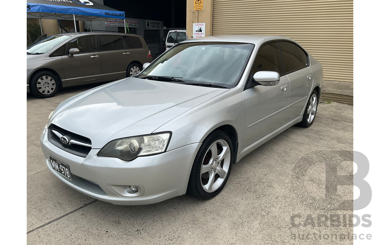 7/2006 Subaru Liberty 2.0R MY06 4d Sedan Silver 2.0L