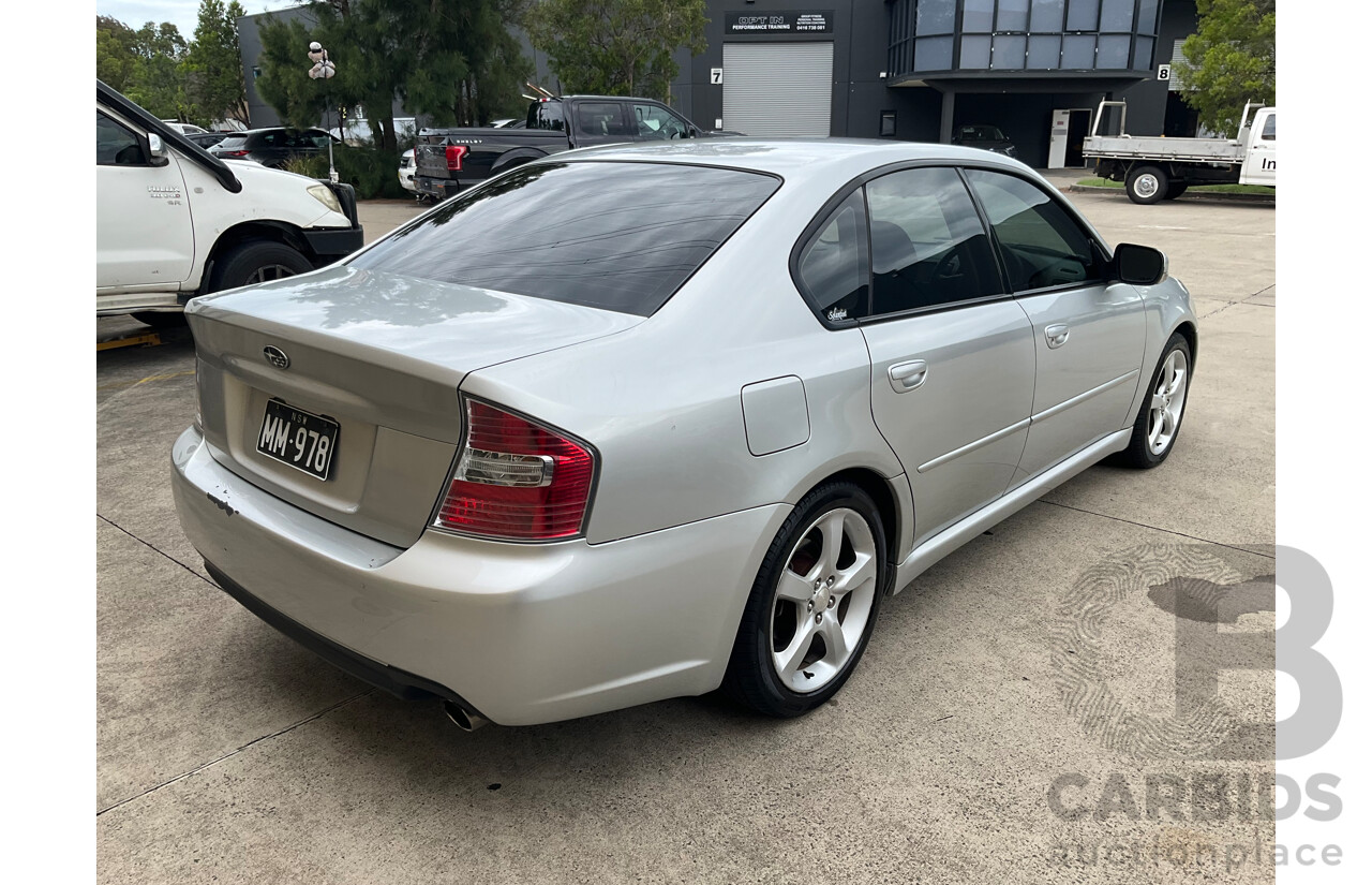 7/2006 Subaru Liberty 2.0R MY06 4d Sedan Silver 2.0L