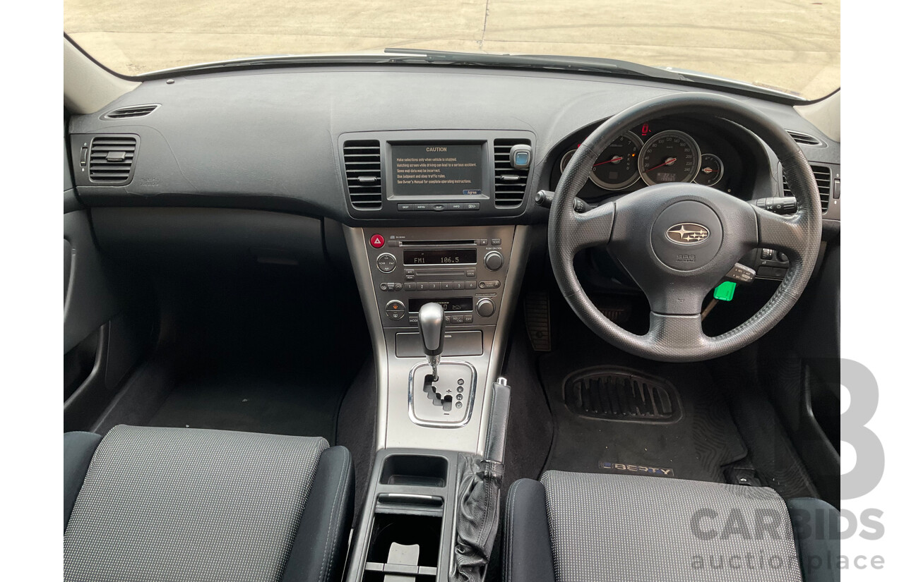 7/2006 Subaru Liberty 2.0R MY06 4d Sedan Silver 2.0L
