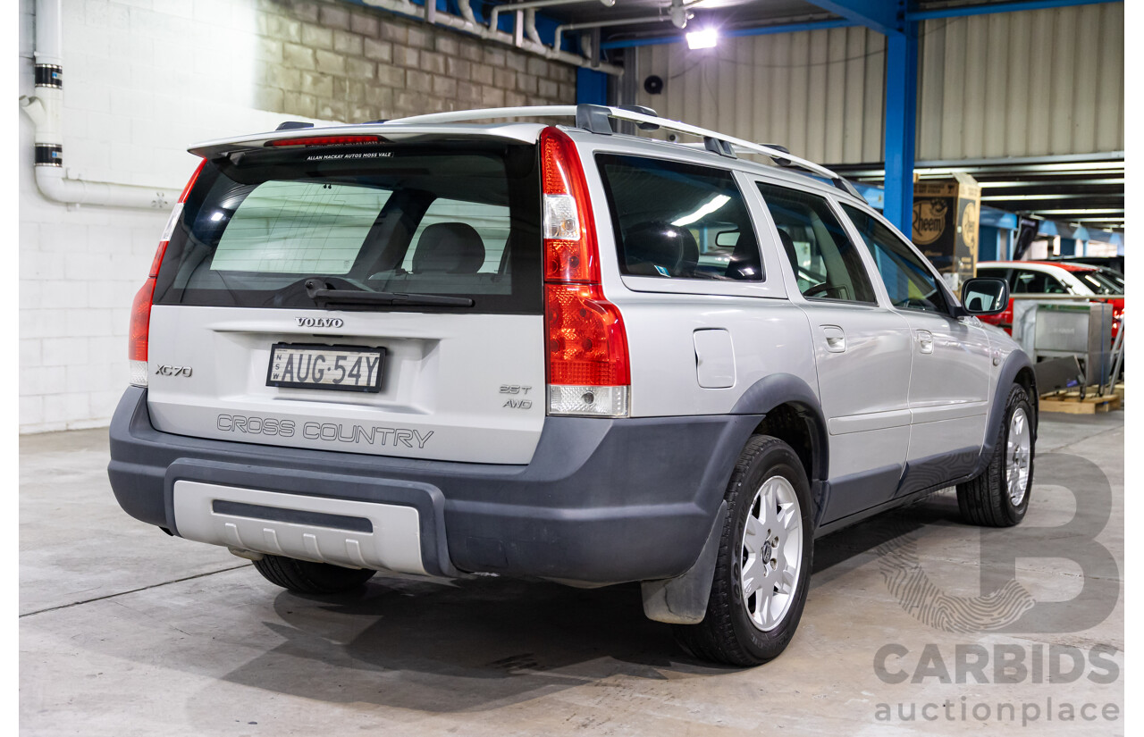 7/2005 Volvo XC70 SE MY06 4d Wagon Electric Silver Metallic Turbo 2.5L