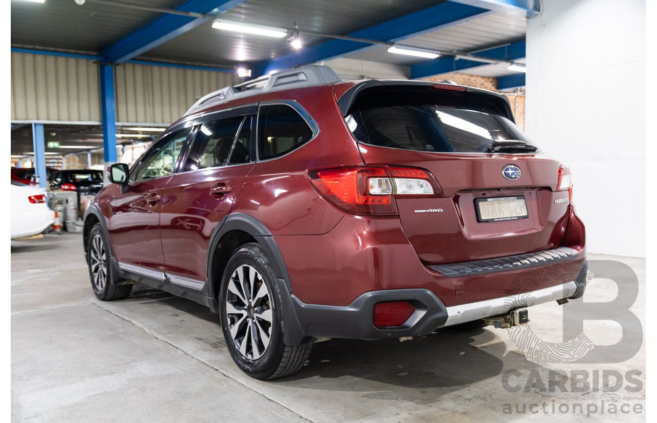 08/2015 Subaru Outback 3.6R (AWD) MY15 4D Wagon Venetian Red 3.6L