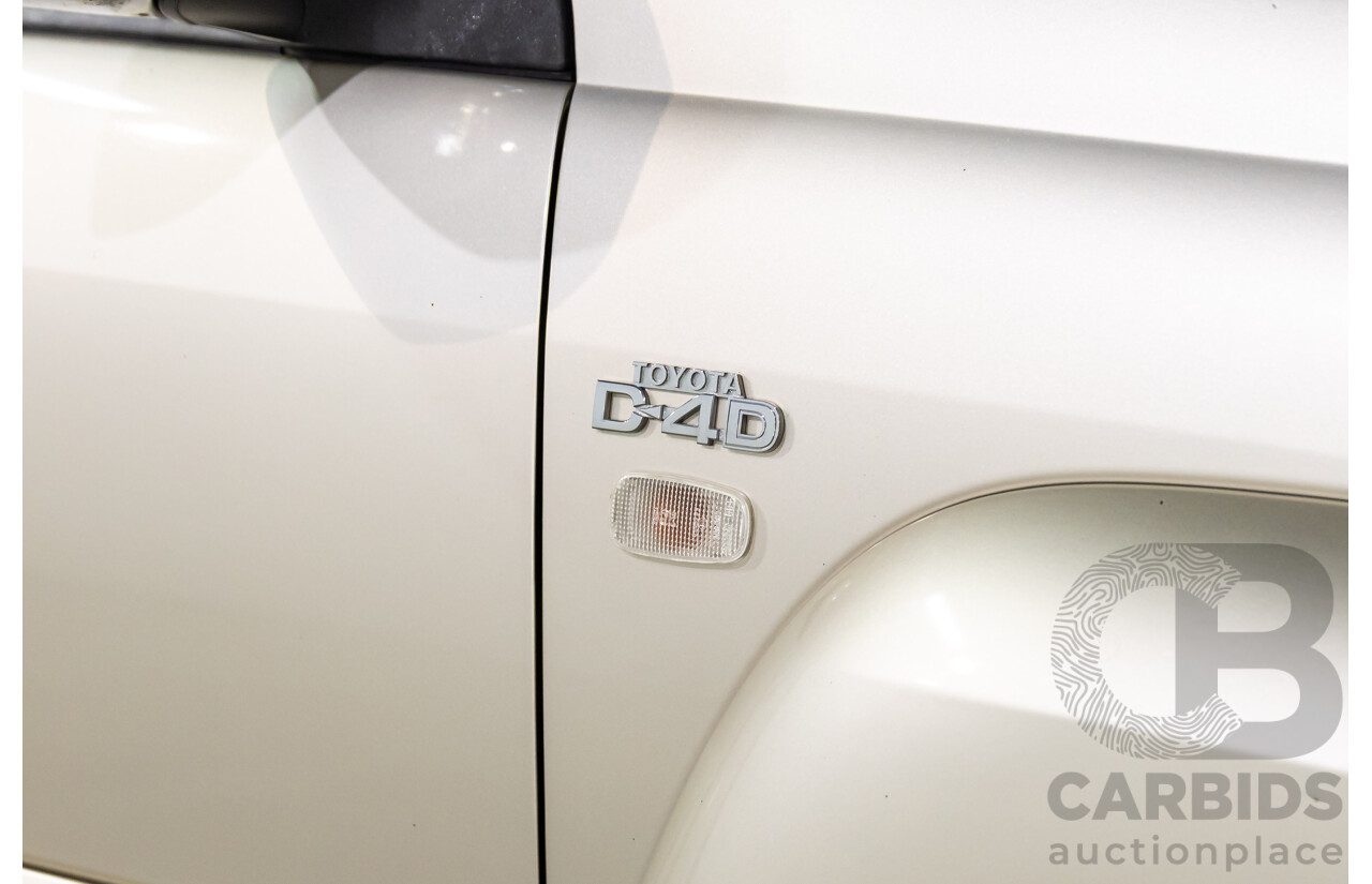 4/2008 Toyota Landcruiser Prado GXL (4x4) KDJ120R 07 UPGRADE 4d Wagon Savannah Metallic Turbo Diesel 3.0L
