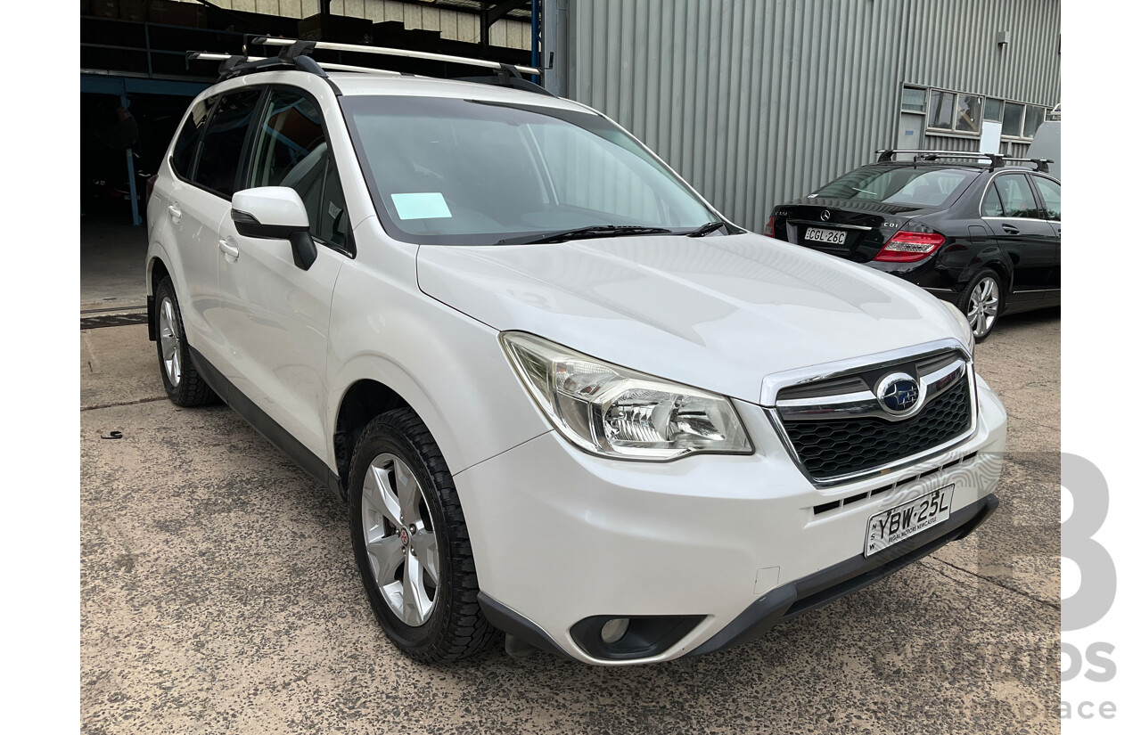5/2013 Subaru Forester 2.0D MY13 4d Wagon White Turbo Diesel 2.0L