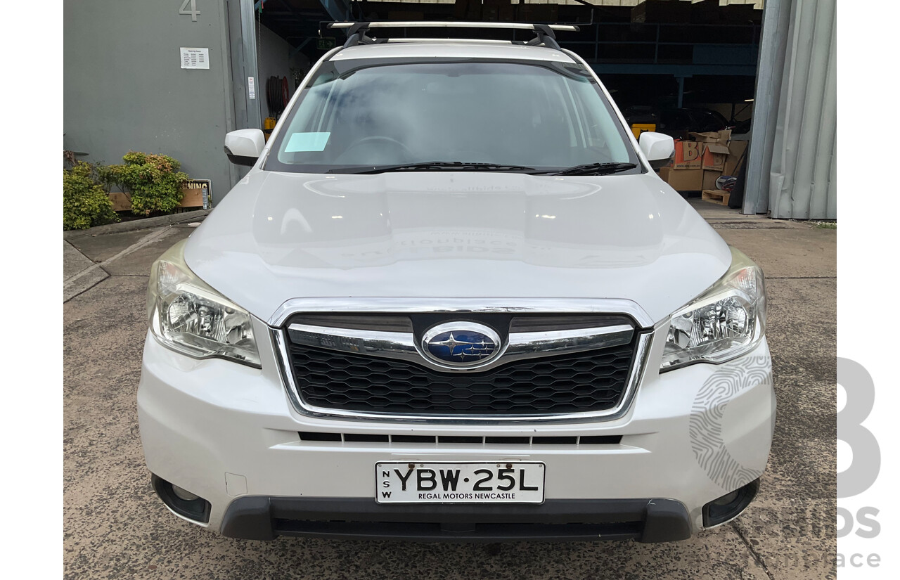 5/2013 Subaru Forester 2.0D MY13 4d Wagon White Turbo Diesel 2.0L