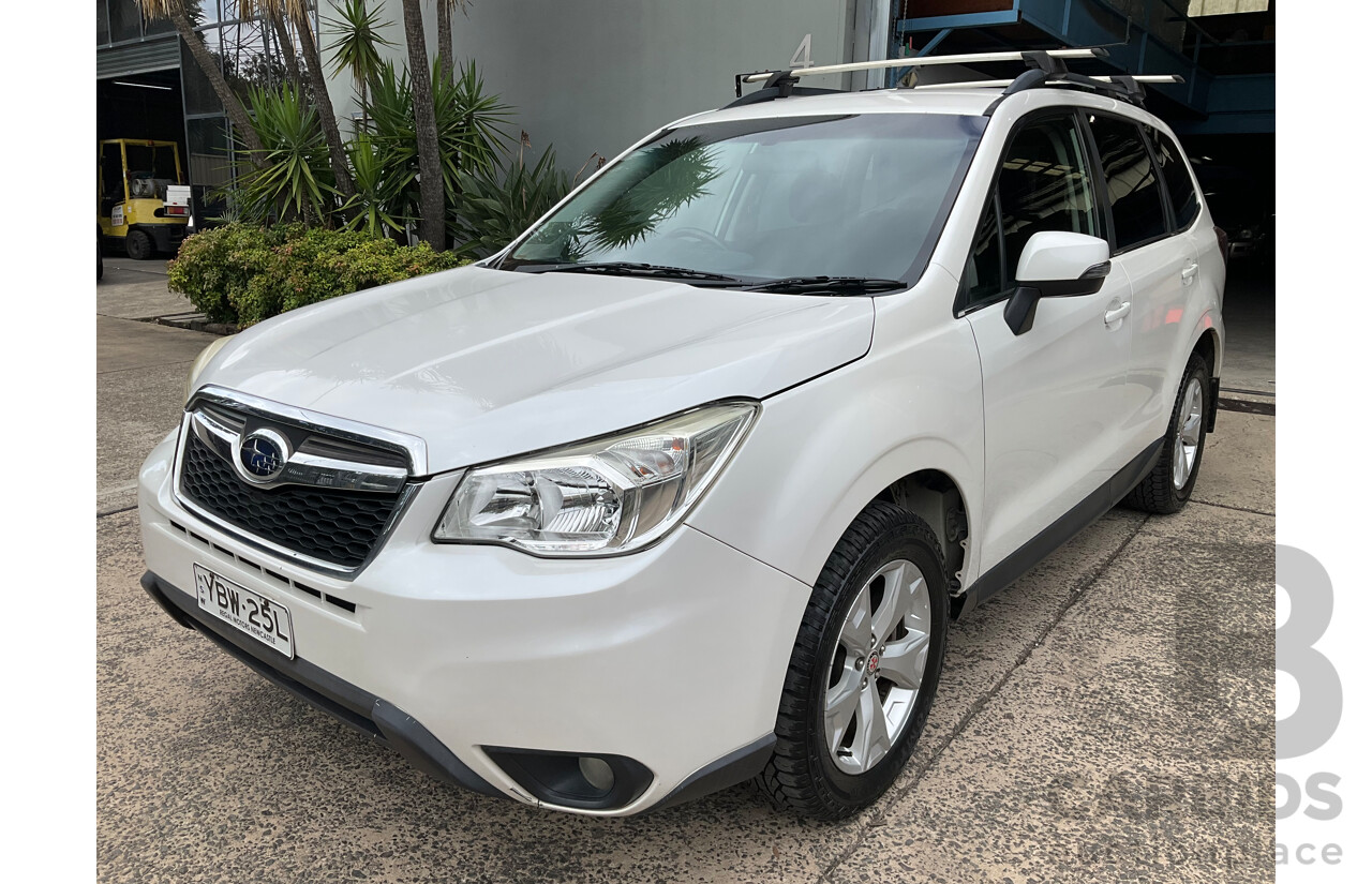 5/2013 Subaru Forester 2.0D MY13 4d Wagon White Turbo Diesel 2.0L