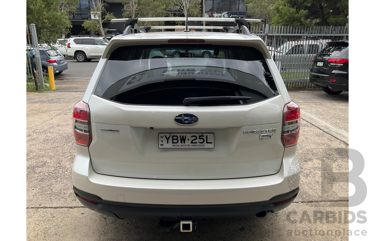 5/2013 Subaru Forester 2.0D MY13 4d Wagon White Turbo Diesel 2.0L