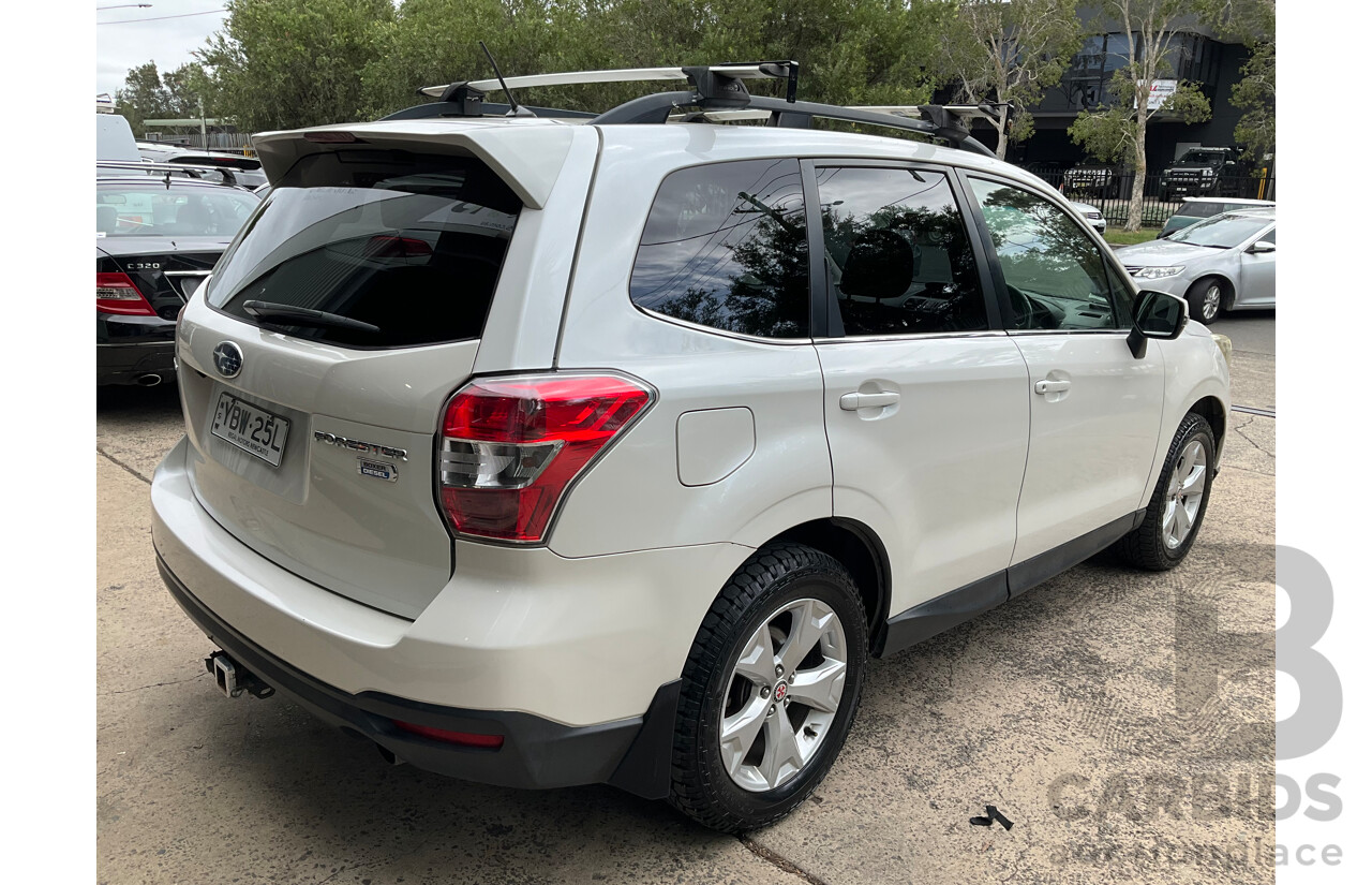 5/2013 Subaru Forester 2.0D MY13 4d Wagon White Turbo Diesel 2.0L