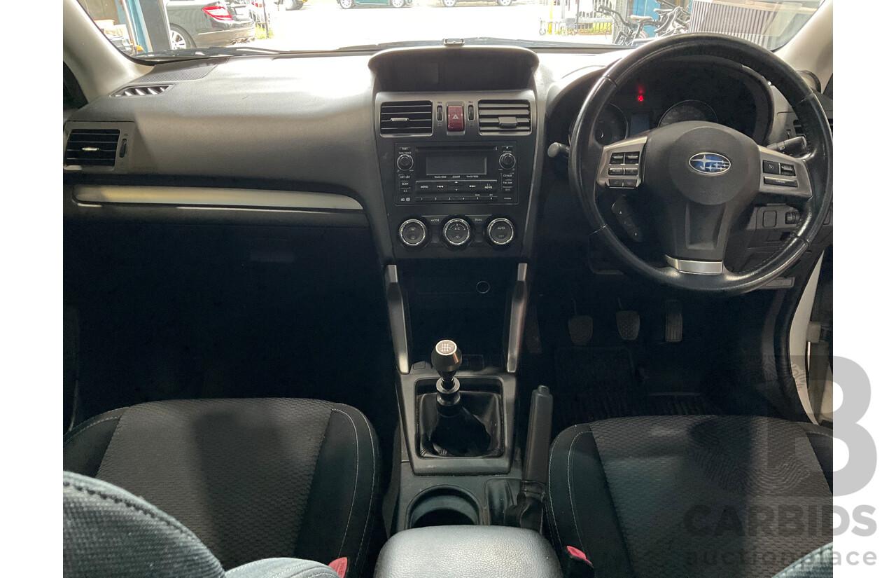 5/2013 Subaru Forester 2.0D MY13 4d Wagon White Turbo Diesel 2.0L