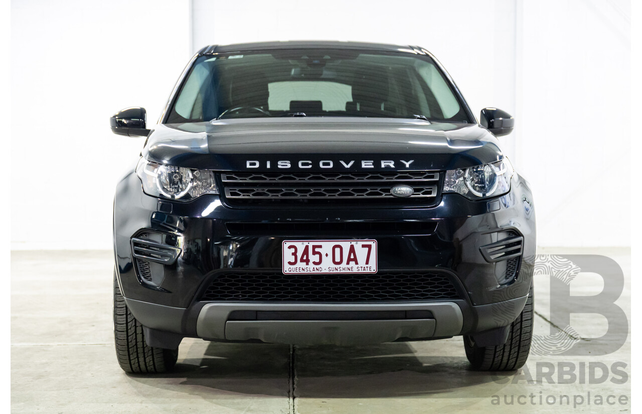01/2018 Land Rover Discovery Sport TD4 SE (110kW AWD) L550 MY18 4d Wagon Narvik Black Turbo Diesel 2.0L - 7 Seater