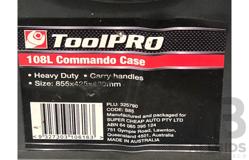 Toolpro 108 Litre Commando Case