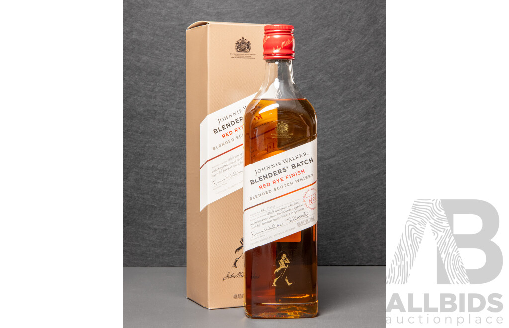 Johnnie Walker Blenders Batch Red Eye Finish Blended Scotch Whiskey in Gift Box