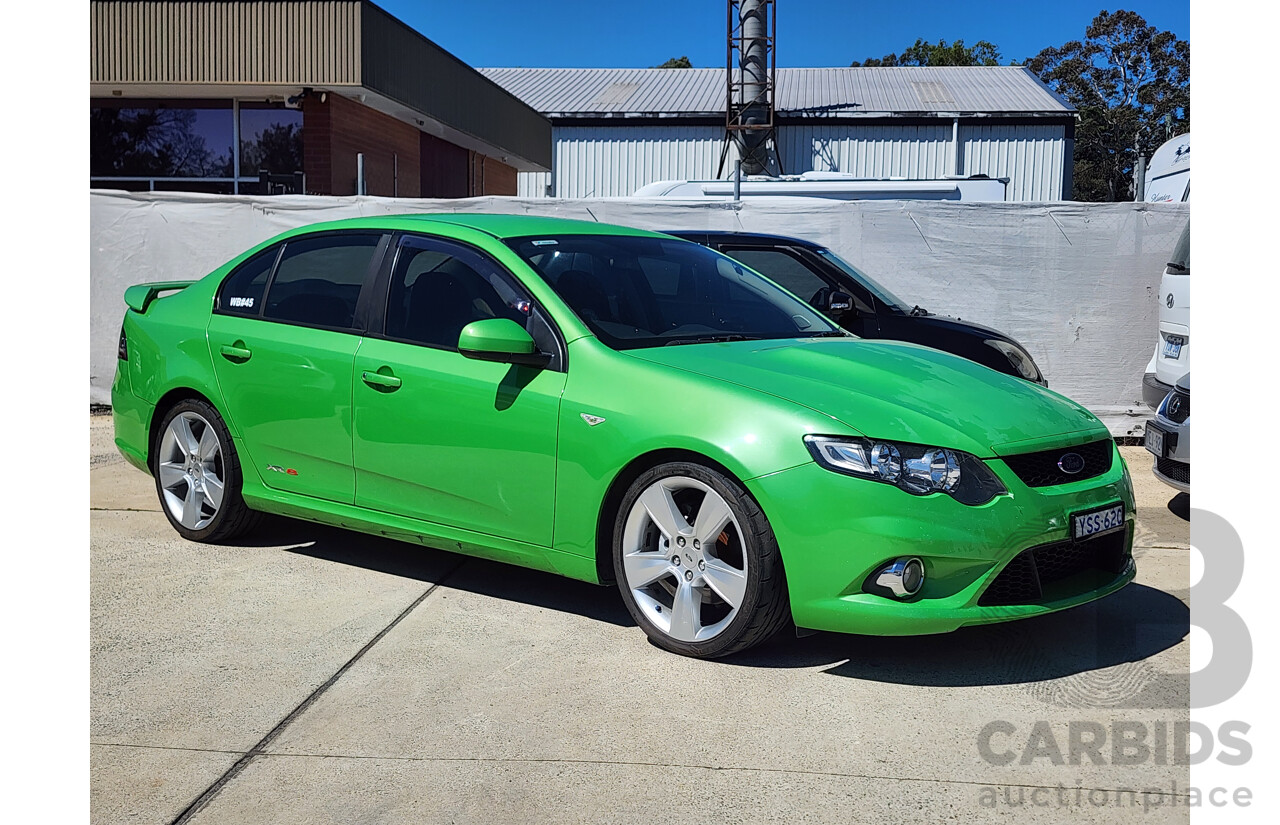 8/2009 Ford Falcon XR8 FG 4d Sedan Green 5.4L