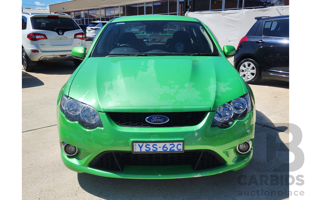8/2009 Ford Falcon XR8 FG 4d Sedan Green 5.4L