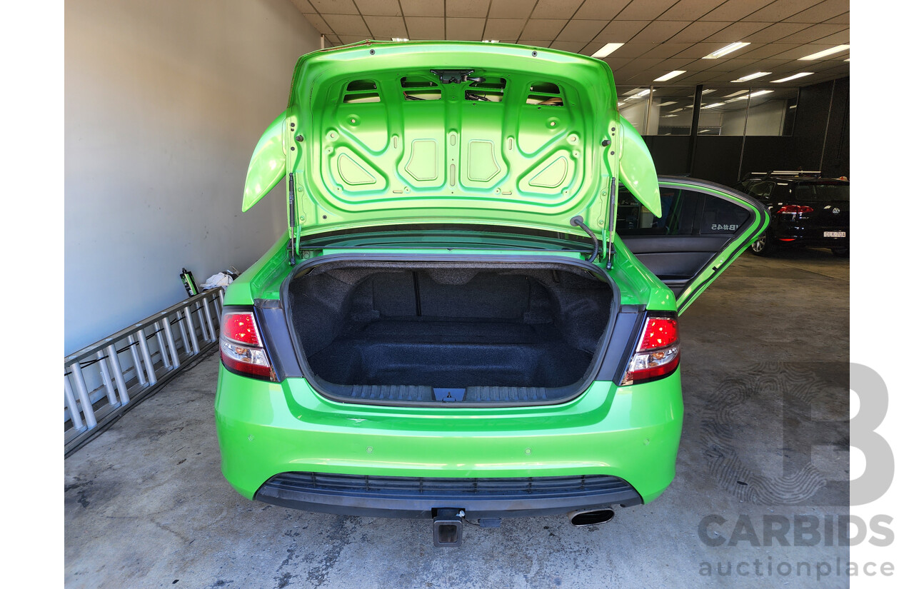 8/2009 Ford Falcon XR8 FG 4d Sedan Green 5.4L