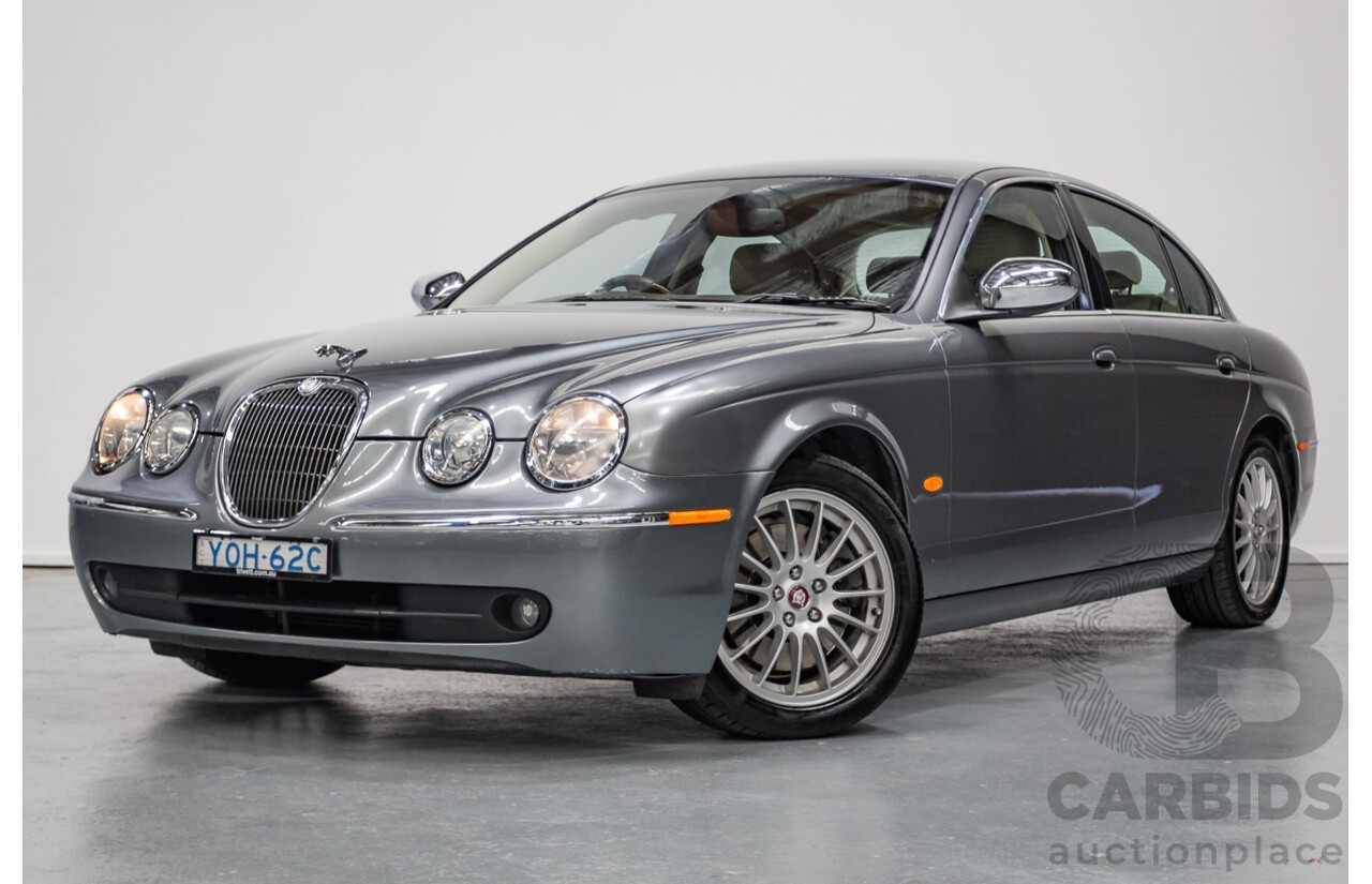 11/2003 Jaguar S Type V6 Luxury 4D Sedan Quartz Grey Metallic V6 3.0L