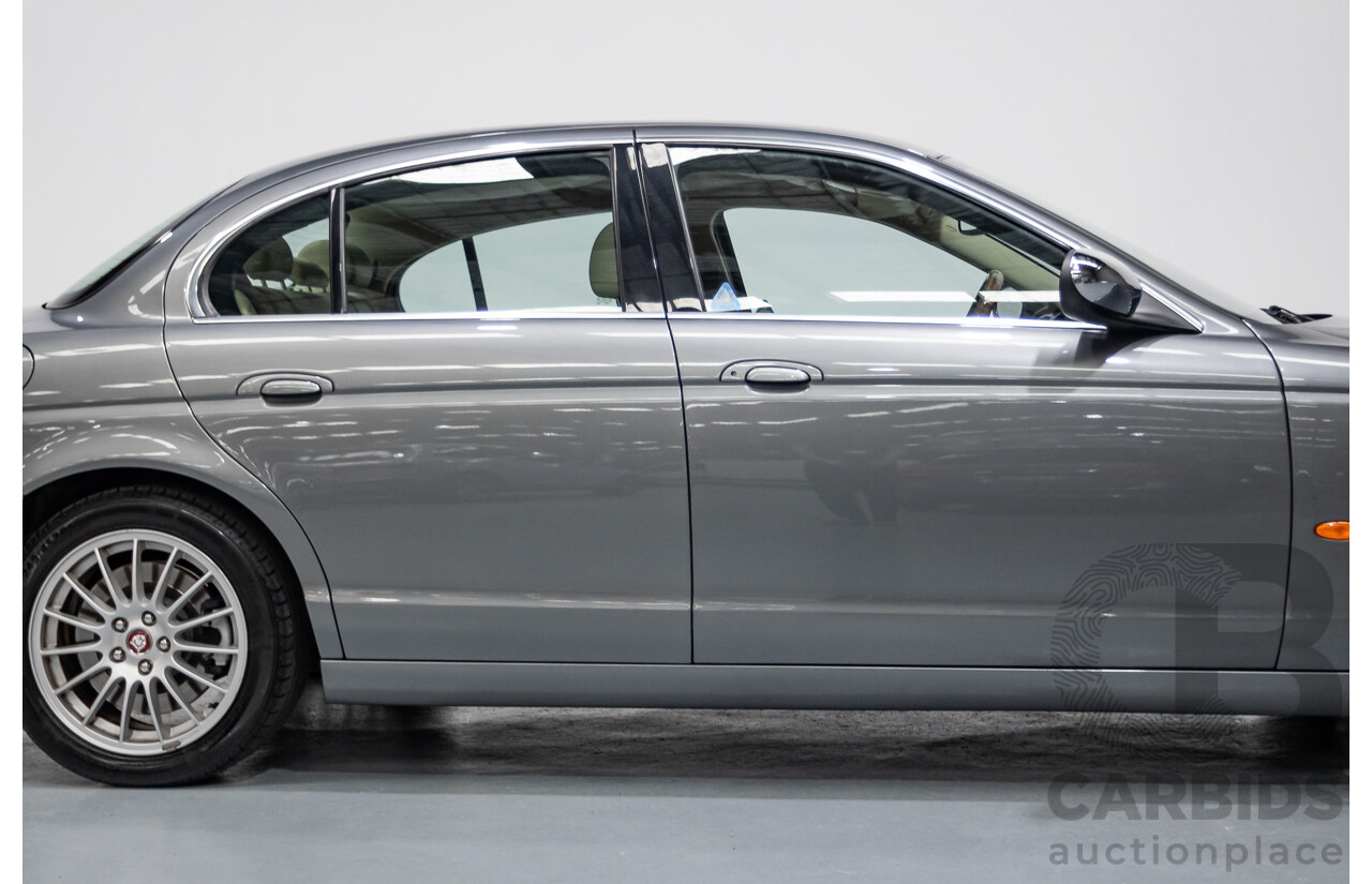 11/2003 Jaguar S Type V6 Luxury 4D Sedan Quartz Grey Metallic V6 3.0L