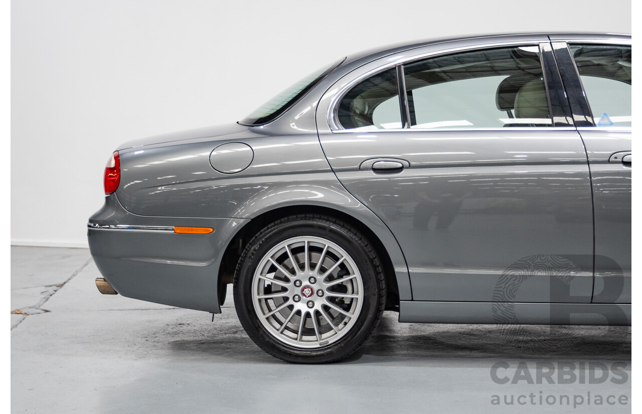 11/2003 Jaguar S Type V6 Luxury 4D Sedan Quartz Grey Metallic V6 3.0L