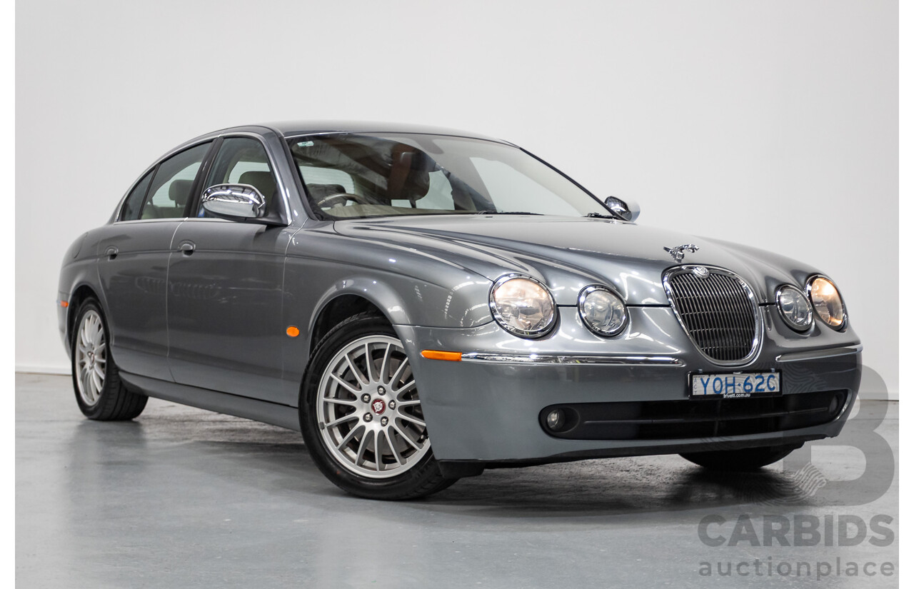 11/2003 Jaguar S Type V6 Luxury 4D Sedan Quartz Grey Metallic V6 3.0L