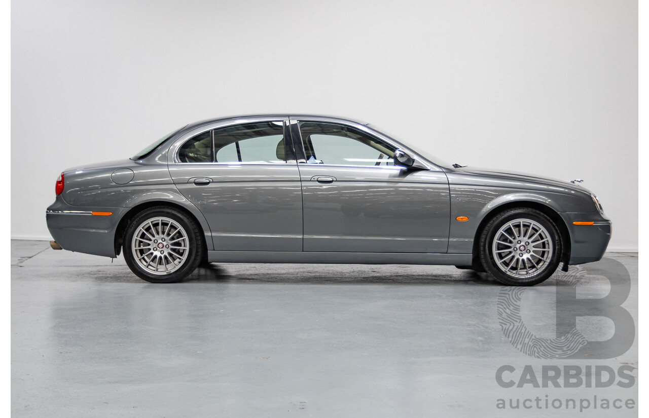 11/2003 Jaguar S Type V6 Luxury 4D Sedan Quartz Grey Metallic V6 3.0L