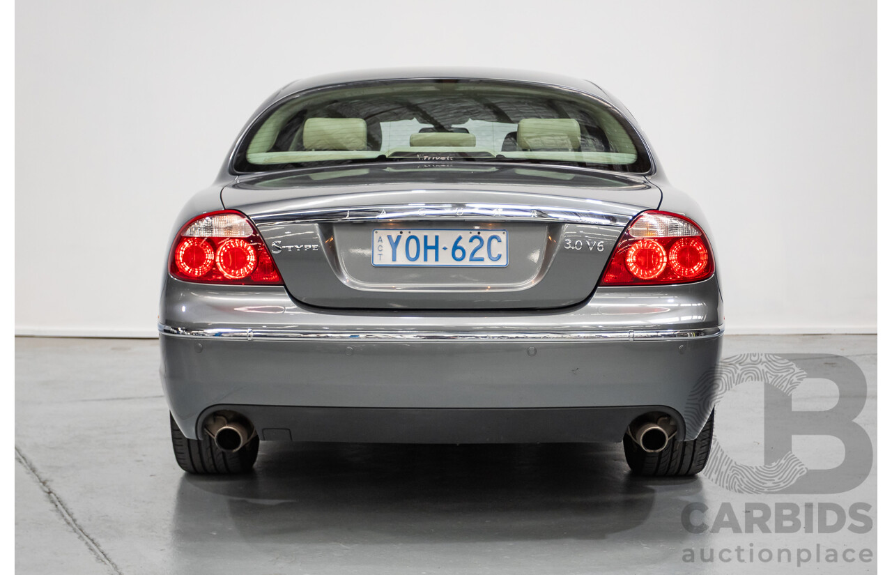 11/2003 Jaguar S Type V6 Luxury 4D Sedan Quartz Grey Metallic V6 3.0L