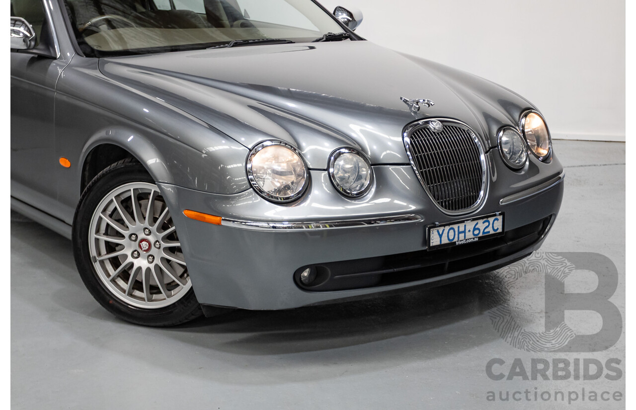 11/2003 Jaguar S Type V6 Luxury 4D Sedan Quartz Grey Metallic V6 3.0L