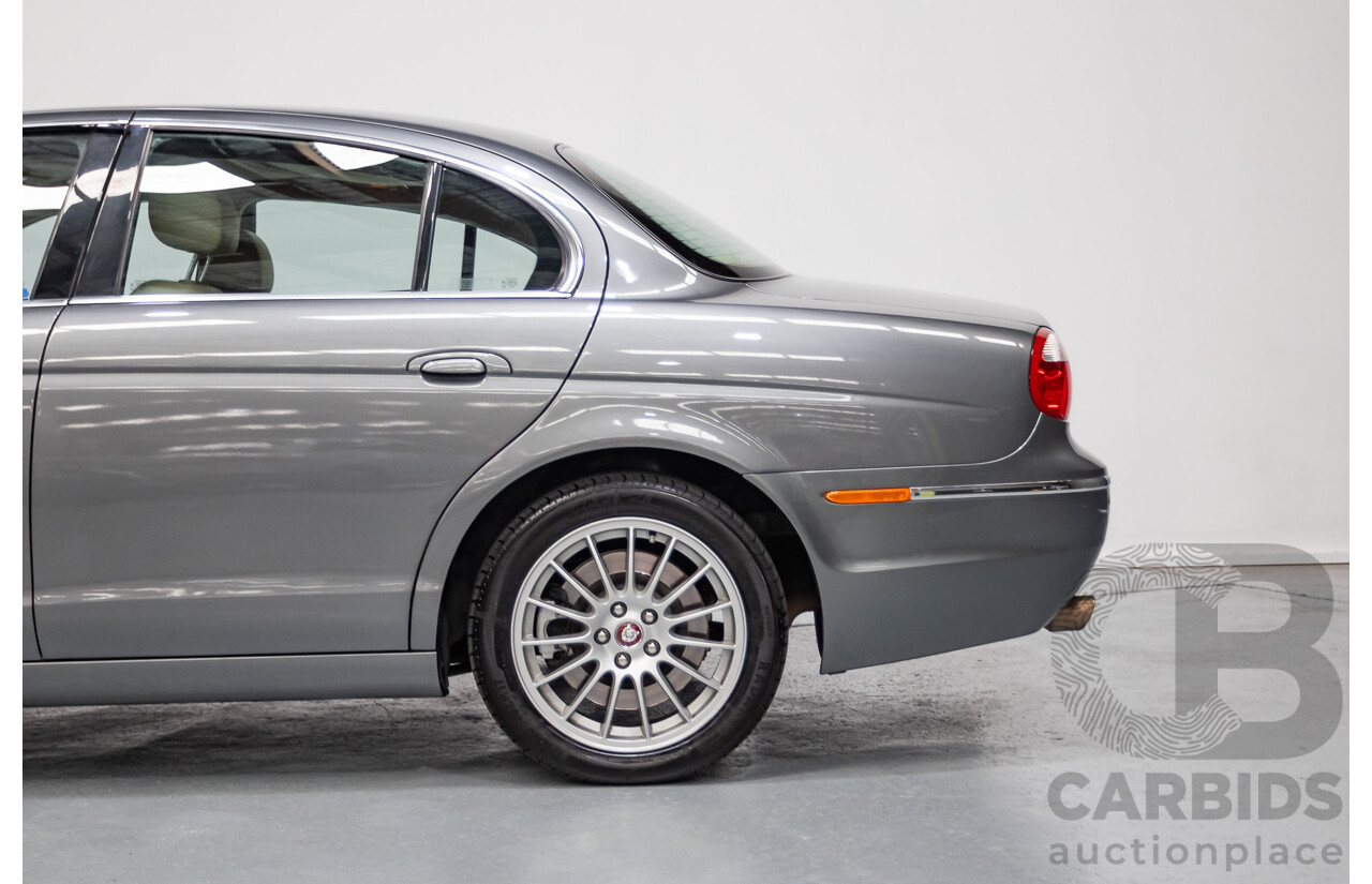 11/2003 Jaguar S Type V6 Luxury 4D Sedan Quartz Grey Metallic V6 3.0L