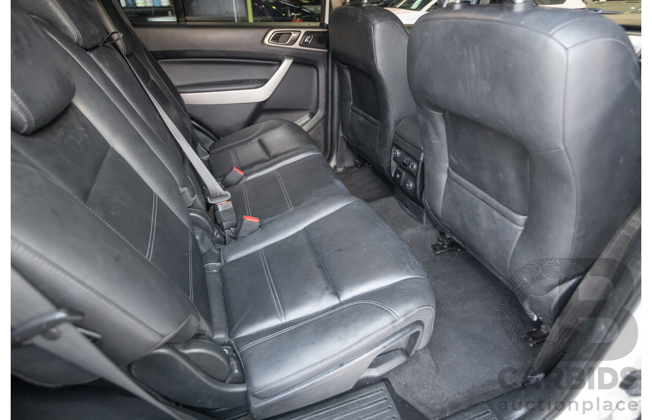 08/2018 Ford Everest Trend  UA II MY19 4D Wagon White Twin Turbo Diesel 2.0L - 7 Seats