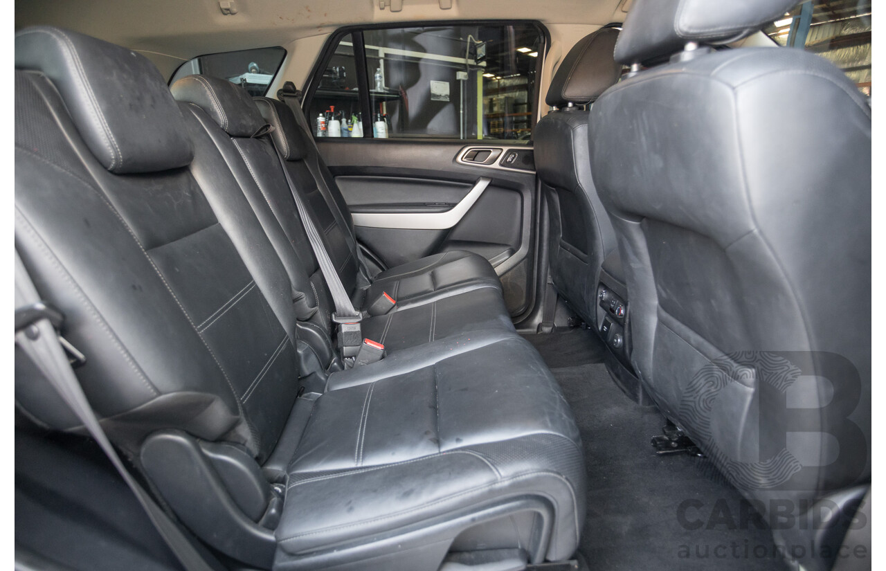 08/2018 Ford Everest Trend  UA II MY19 4D Wagon White Twin Turbo Diesel 2.0L - 7 Seats