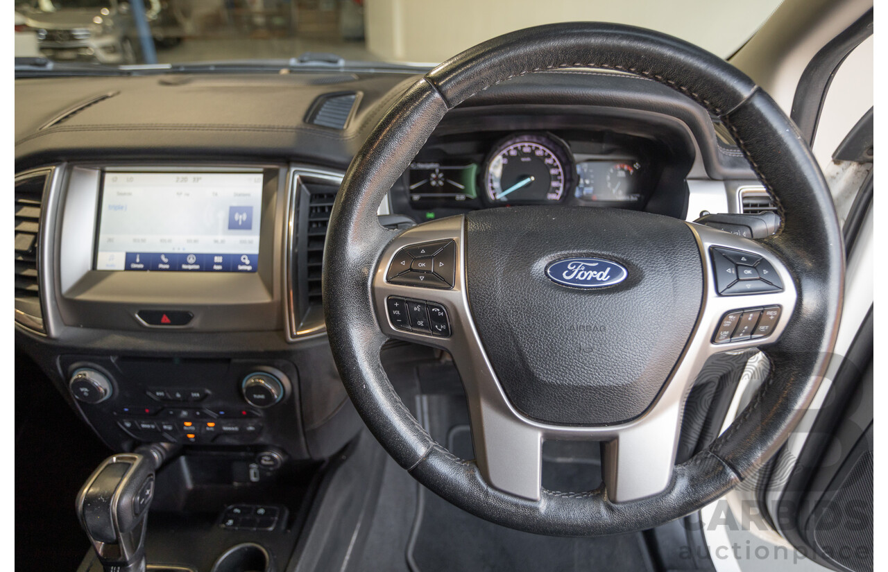 08/2018 Ford Everest Trend  UA II MY19 4D Wagon White Twin Turbo Diesel 2.0L - 7 Seats