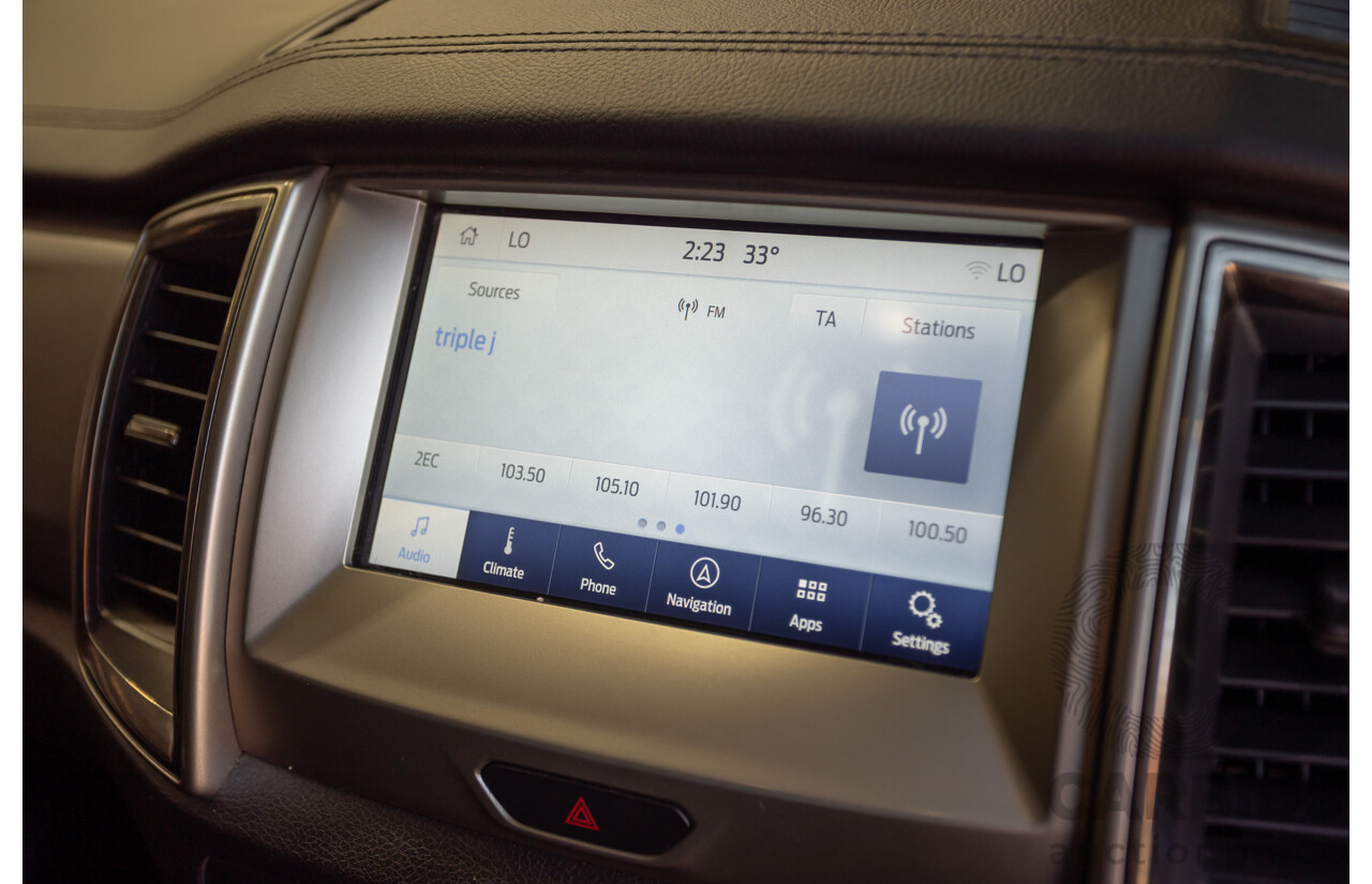 08/2018 Ford Everest Trend  UA II MY19 4D Wagon White Twin Turbo Diesel 2.0L - 7 Seats