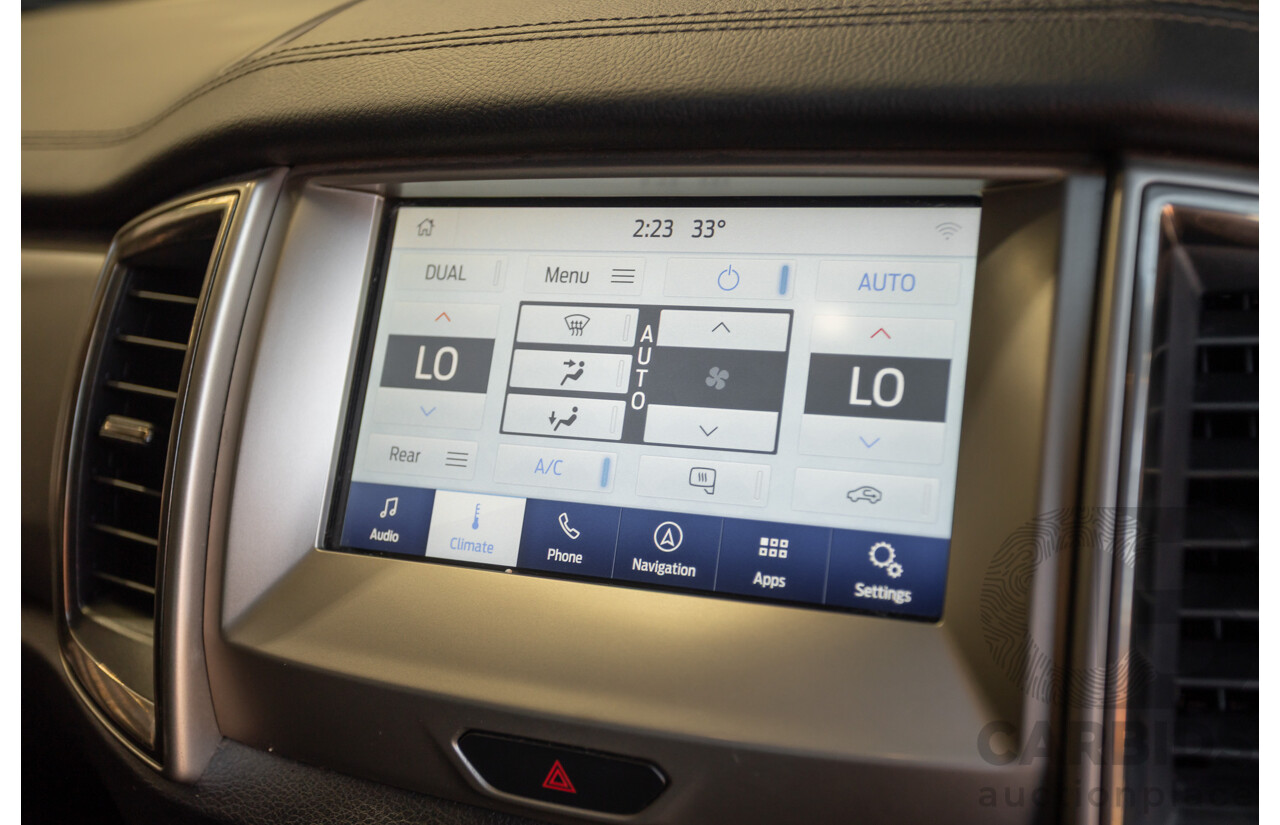 08/2018 Ford Everest Trend  UA II MY19 4D Wagon White Twin Turbo Diesel 2.0L - 7 Seats