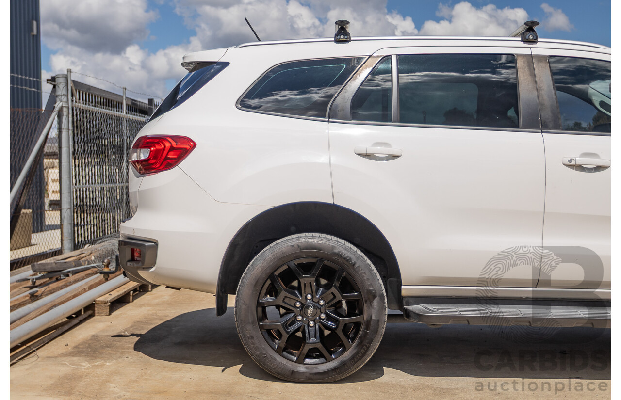 08/2018 Ford Everest Trend  UA II MY19 4D Wagon White Twin Turbo Diesel 2.0L - 7 Seats