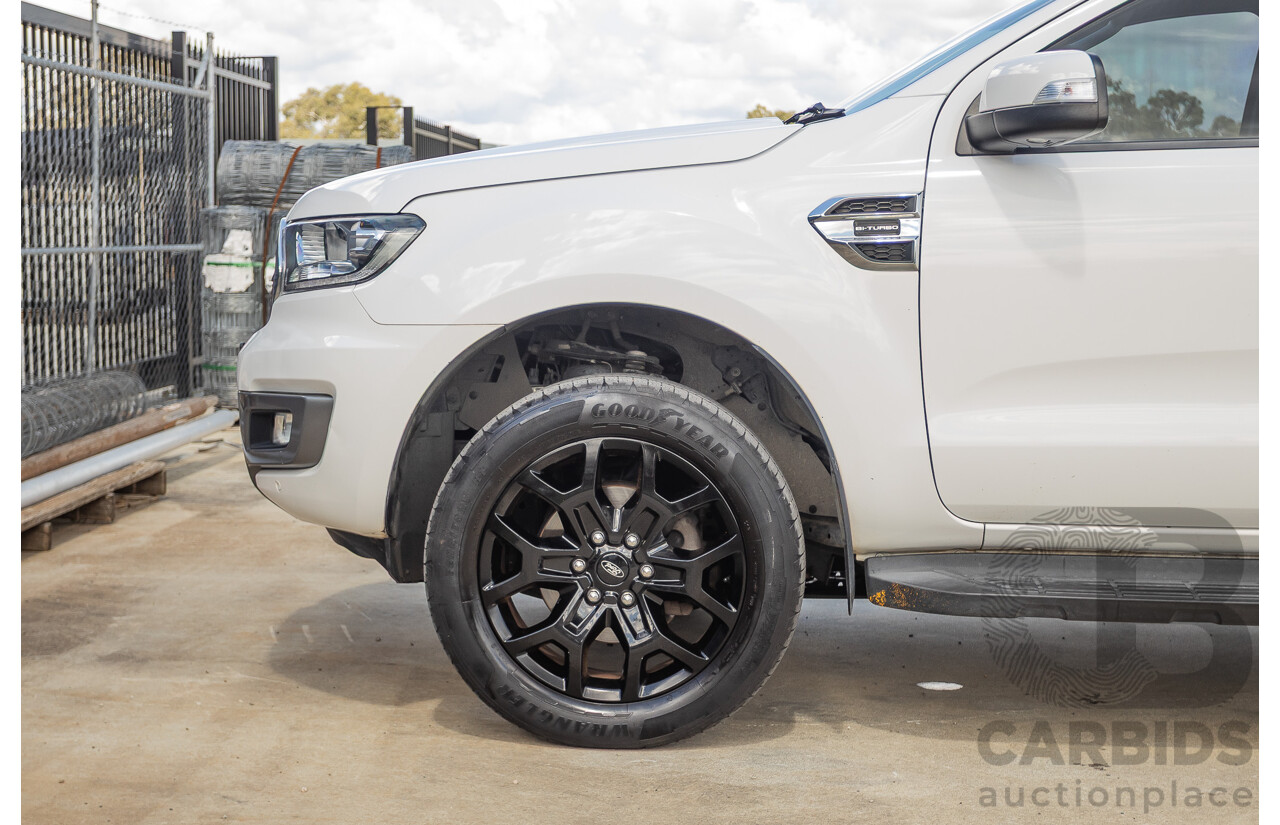 08/2018 Ford Everest Trend  UA II MY19 4D Wagon White Twin Turbo Diesel 2.0L - 7 Seats