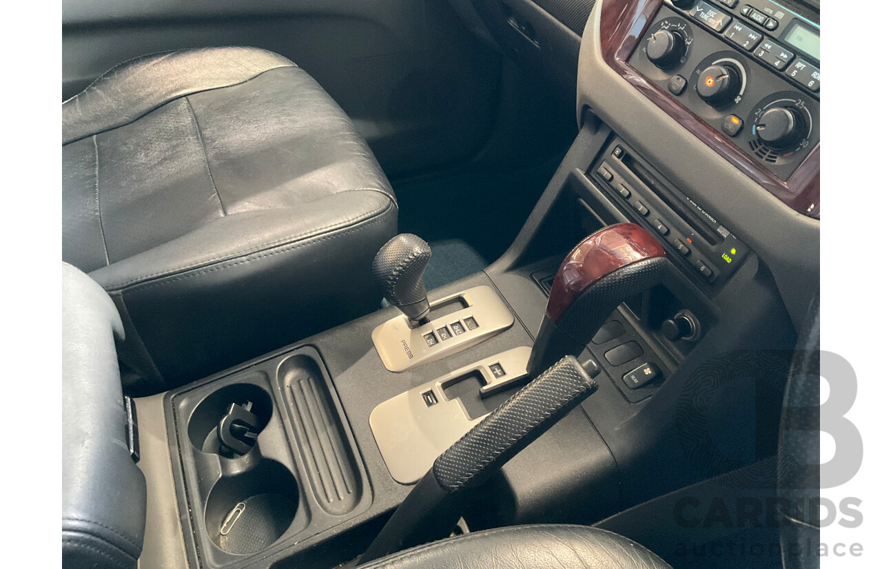 5/2003 Mitsubishi Pajero Exceed LWB Sports Mode (4x4) NP 4d Wagon Blue V6 3.5L - 7 Seater