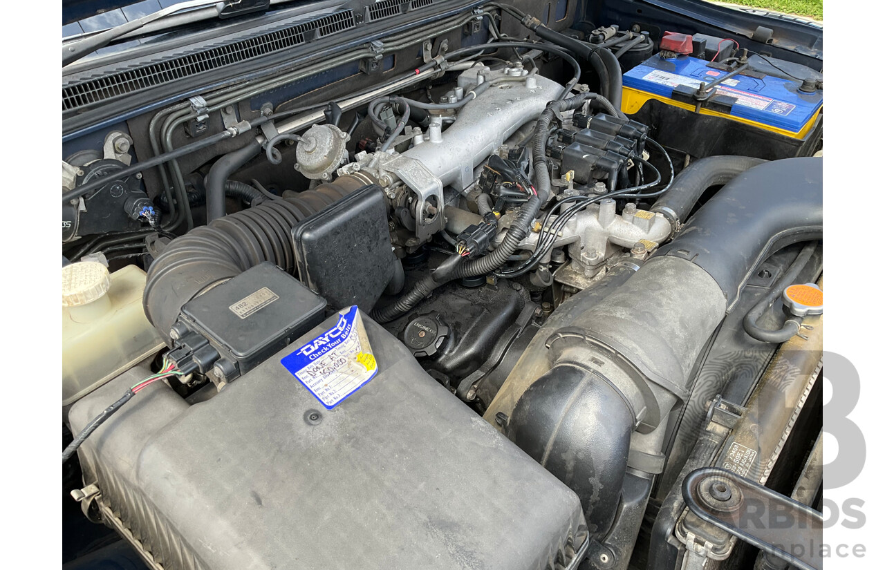 5/2003 Mitsubishi Pajero Exceed LWB Sports Mode (4x4) NP 4d Wagon Blue V6 3.5L - 7 Seater