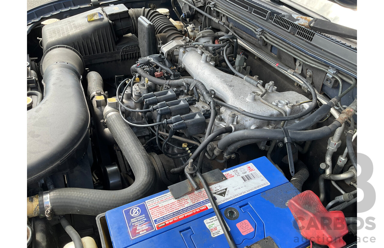 5/2003 Mitsubishi Pajero Exceed LWB Sports Mode (4x4) NP 4d Wagon Blue V6 3.5L - 7 Seater