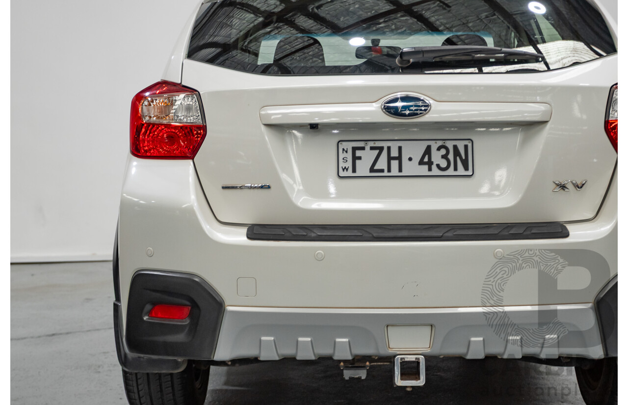 2/2015 Subaru XV 2.0i (AWD) MY14 4D Wagon Satin White 2.0L