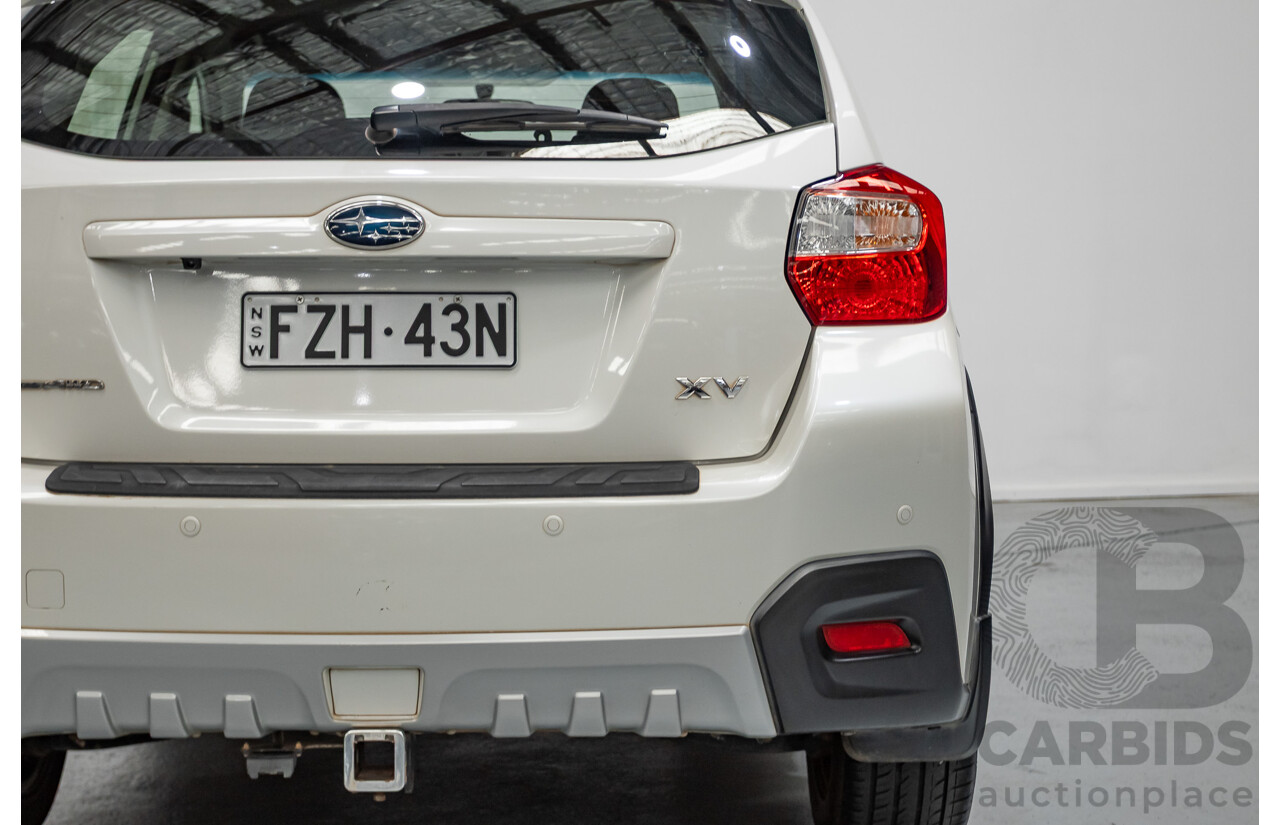 2/2015 Subaru XV 2.0i (AWD) MY14 4D Wagon Satin White 2.0L