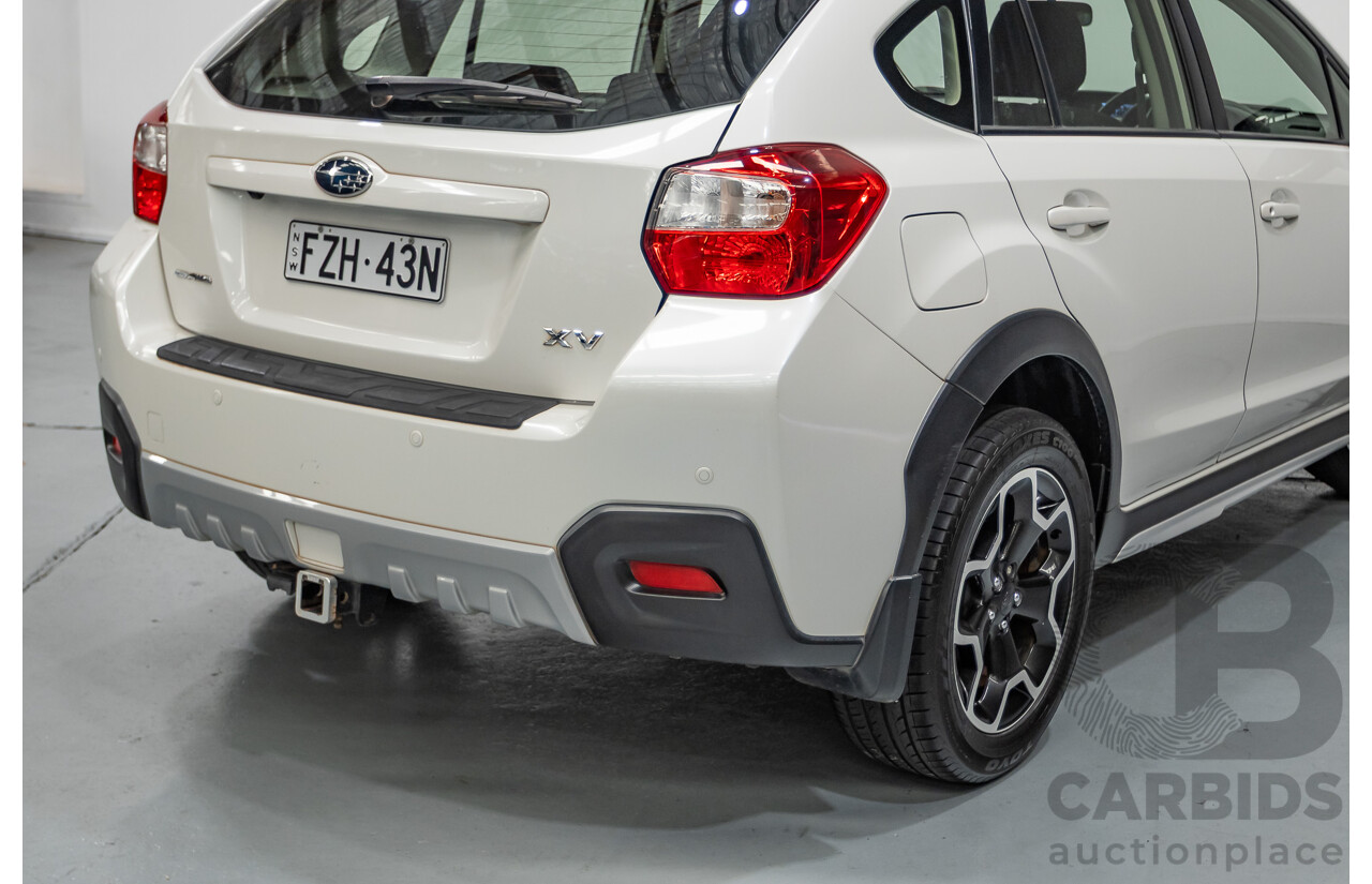 2/2015 Subaru XV 2.0i (AWD) MY14 4D Wagon Satin White 2.0L