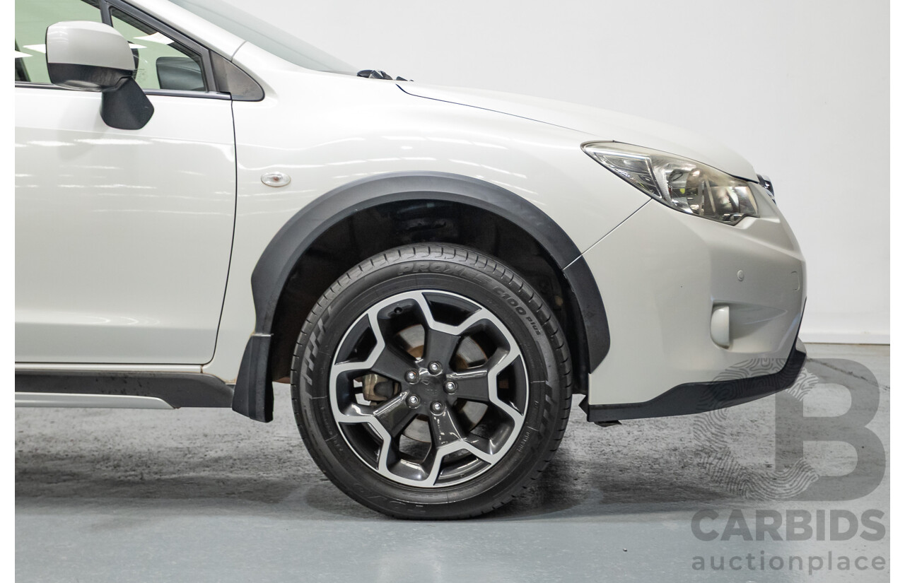 2/2015 Subaru XV 2.0i (AWD) MY14 4D Wagon Satin White 2.0L