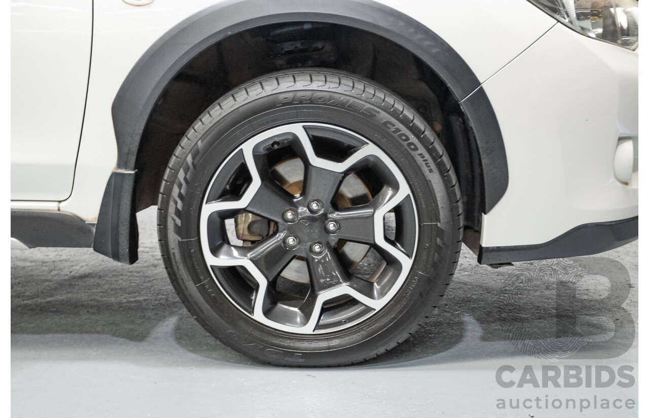 2/2015 Subaru XV 2.0i (AWD) MY14 4D Wagon Satin White 2.0L